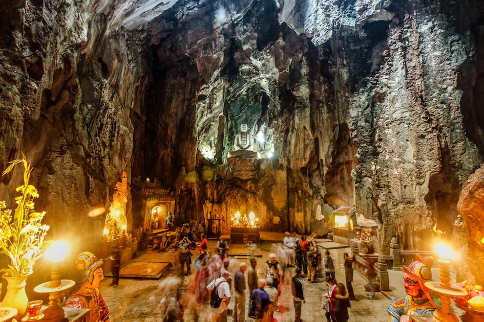 A scenic tour of Marble Mountain and Monkey Mountain, starting from Da Nang.