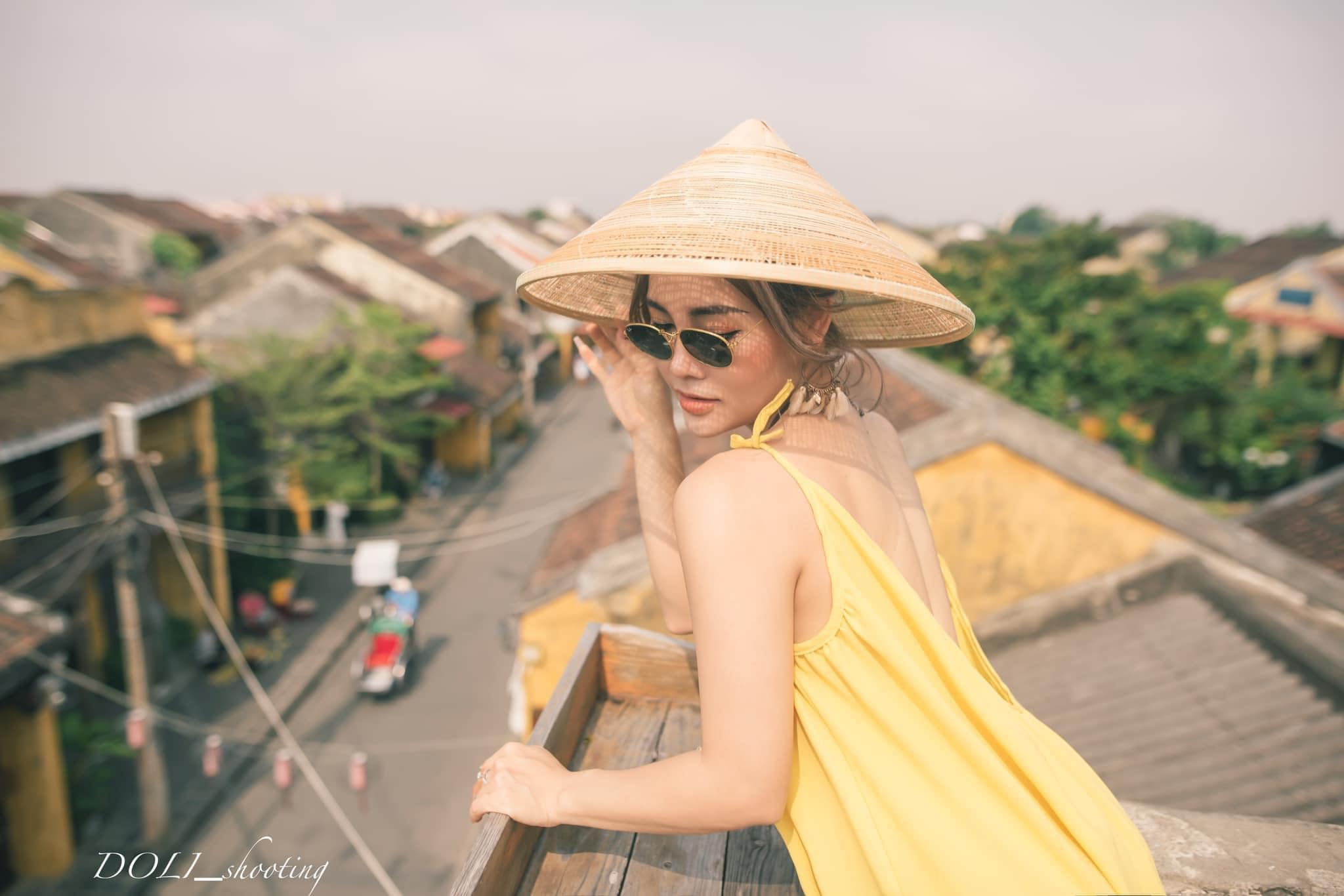 Soft resort makeup preparation with polished skin and natural definition in Da Nang