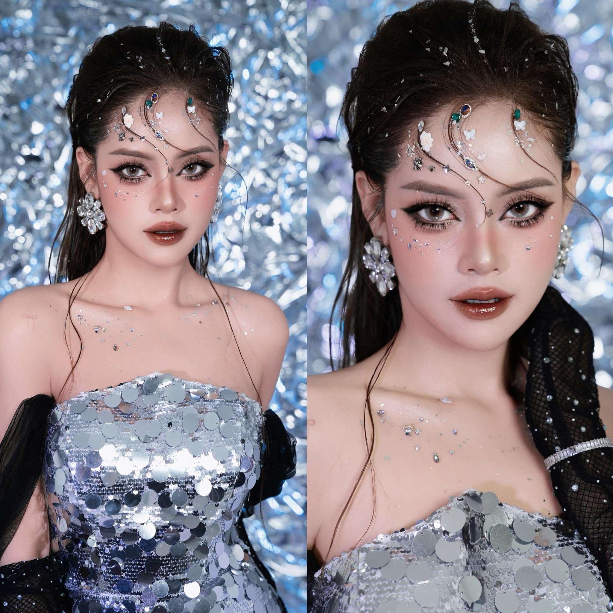 Gallery image of refined evening makeup suitable for resort dinner in Da Nang