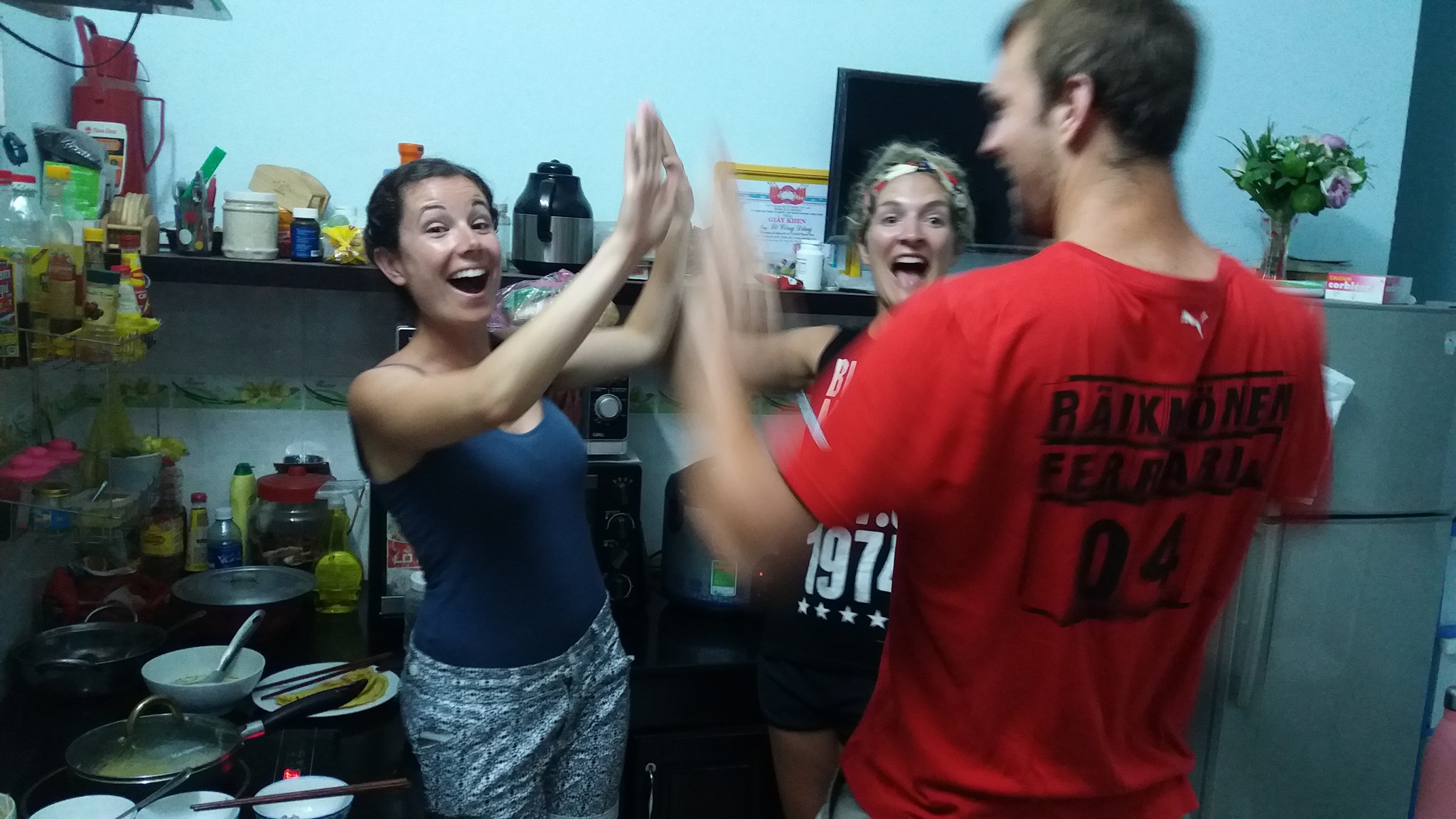 Family friendly cooking moment in Hoi An