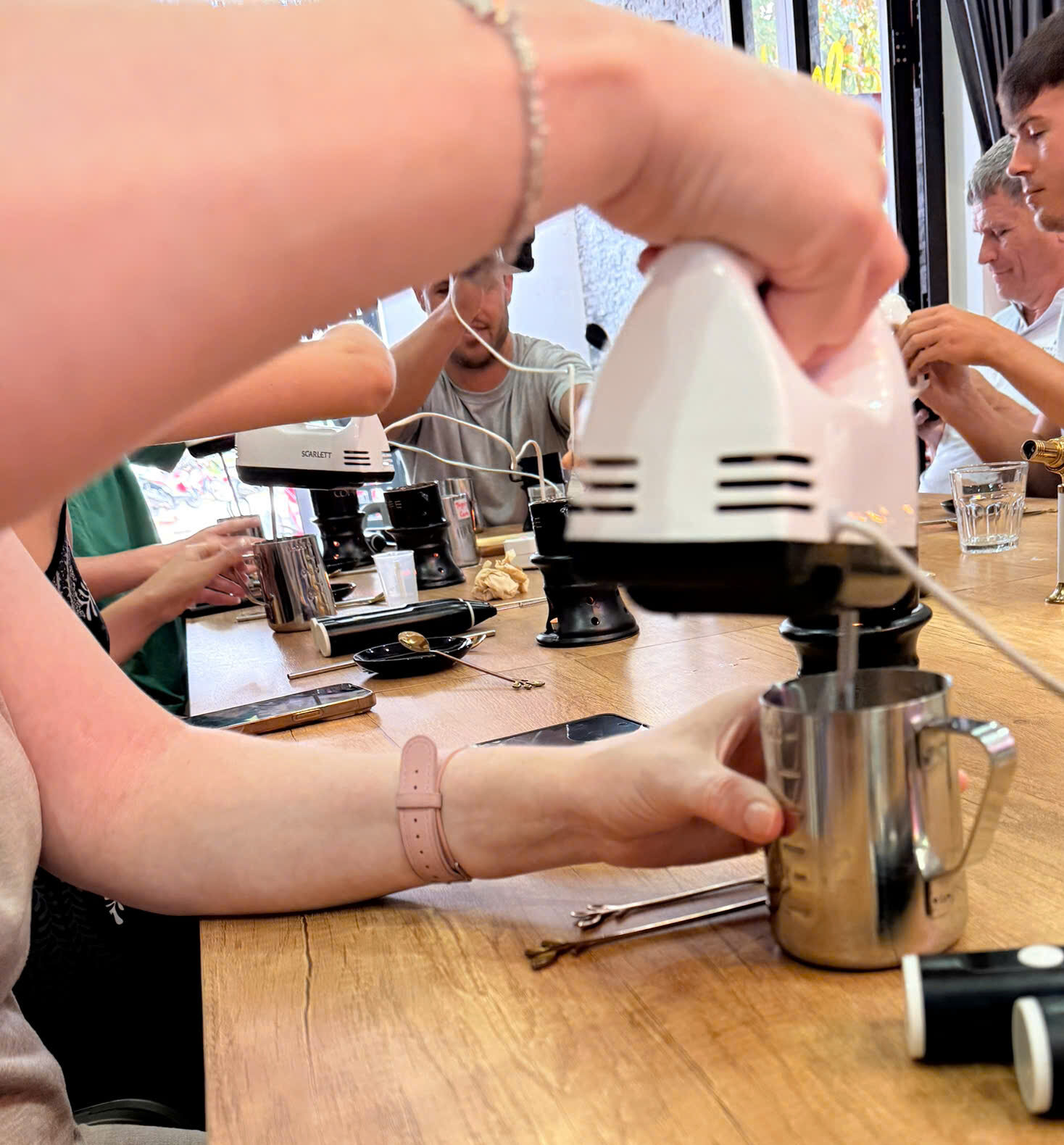 Hands-on Vietnamese coffee preparation during a private Hoi An coffee experience